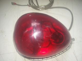 Federal Sign & Signal Corp.  Flash Ball Red Police Light 1960 ' s vintage 4