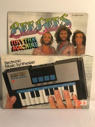 Bee Gees 1978 Vintage Mattel Rhythm Machine Music Keyboard