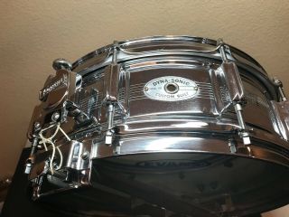 Rogers Vintage 7 - Line Dynasonic Snare Drum Cob 5x14 W/case