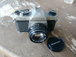 Vintage Asahi Pentax K1000 Film Camera 50mm Lens
