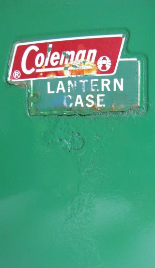 VINTAGE COLEMAN 335 LANTERN in steel case January 1975 2