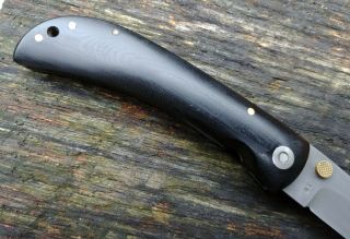 Vintage Barry Dawson Knives Custom Model 16 Liner Lock Folding Knife 6