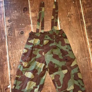 Vintage Italian Camouflage Paratrooper Pants 50s 60s Army Military 34 Waist 2