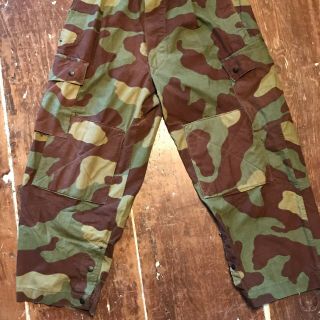 Vintage Italian Camouflage Paratrooper Pants 50s 60s Army Military 34 Waist 3