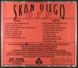 June Bug Spade ‎– Skan Diego LP MEGA RARE BOMB CALI G - FUNK RAP ' 98 - hear - 3