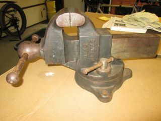 Vintage Sears Dunlap 5176 Machinist Vise Made By Rock Island 4 Inch Jaws