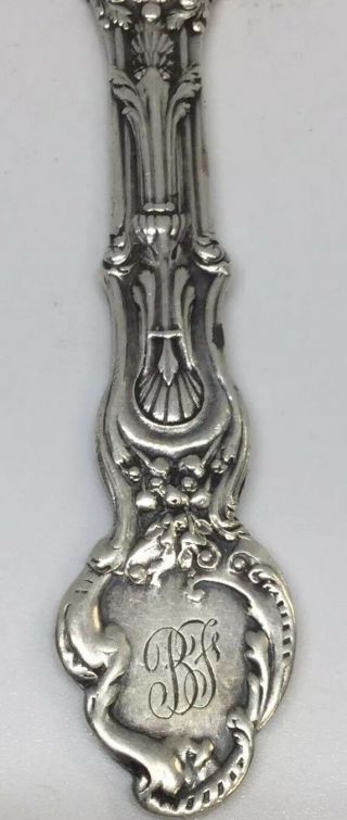 Antique Sterling Silver Angel Cherub Putti Butter Knife 6