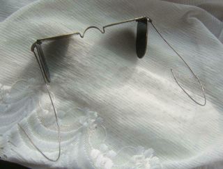 Rare GEORGIAN Double D BLUE Tinted Spectacles / Syphilis Glasses Case 4
