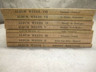 Vintage Album Weeds How To Detect Forged Stamps 1 - 8 Volume Set Earee Book Rare