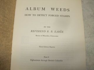 Vintage Album Weeds How to Detect Forged Stamps 1 - 8 Volume Set Earee Book RARE 7