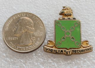 Us Army 161st Military Police Battalion Di Dui Crest Pin Back Ns Meyer Hallmark