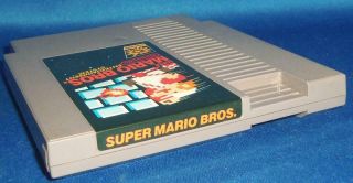 Vintage 1985 Nintendo NES Mario Bros.  (5 Screw) Complete 3