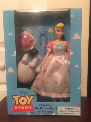 Pixar Toy Story Bo Peep Doll Vintage 1995 Thinkway Disney All Contents