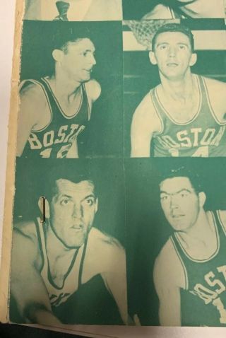 Very Rare 1954 - 55 Basketball Brochure Boston Celtics 1st Ever Yearbook 2
