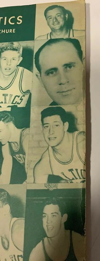 Very Rare 1954 - 55 Basketball Brochure Boston Celtics 1st Ever Yearbook 4