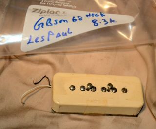 Vintage Gibson Soapbar P - 90 Pickup Full Power 1968 Fr Les Paul Standard Goldtop