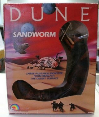 Vintage 1984 Ljn Dune Sandworm Large Poseable Creature Monster
