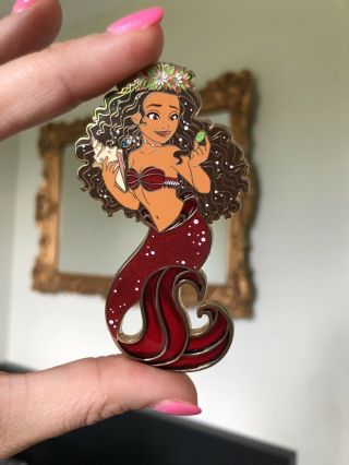 Moana Designer Mermaid Fantasy Pin Le 50 Rare