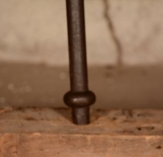 Antique VTG Blacksmith Post Vise Tool 4 