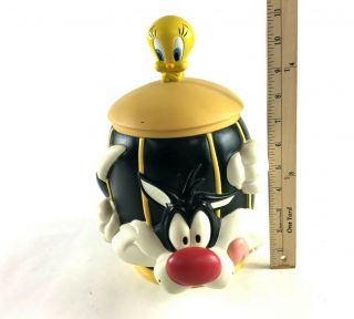 Cookie Jar Looney Tunes Warner Bros Tweety Bird and Sylvester Vintage 90 ' s 3