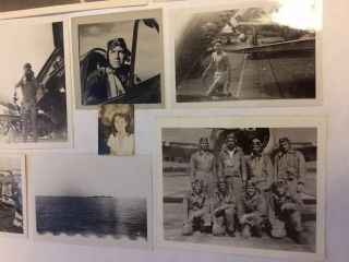 11 Photo Group WW2 Hellcat Pilots F6F 1943 - 45 2