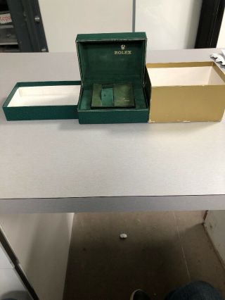 Vintage Rolex Watch Box & Case Only.