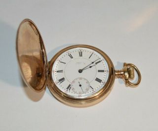 True Abbott Sure Time Howard 17j Pocket Watch 993070 Antique Circa 1911_working