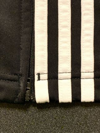 RARE‼️ Vintage Polyester Black ADIDAS Trefoil Logo 3 Stripes XL FULL TRACK SUIT 8