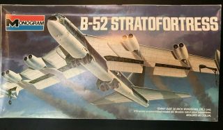 Vintage Monogram B - 52 1/72 8292 Model Airplane Kit