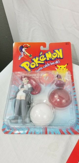 VTG 1998 Hasbro Pokemon Deluxe Trainers Ash,  Misty,  James,  and Jesse org packaging 2