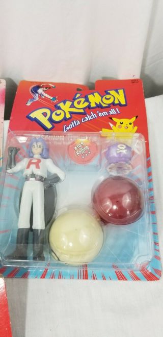 VTG 1998 Hasbro Pokemon Deluxe Trainers Ash,  Misty,  James,  and Jesse org packaging 4
