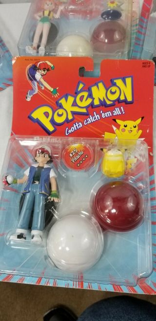 VTG 1998 Hasbro Pokemon Deluxe Trainers Ash,  Misty,  James,  and Jesse org packaging 5