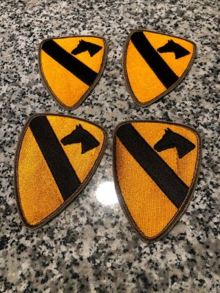 LARGE WW2 US ARMY 1st CAVALRY DIVISION SHOULDER PATCH - 5 