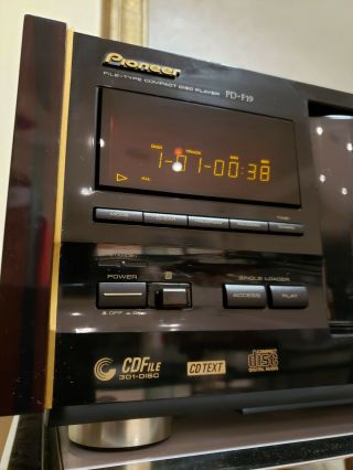Pioneer Elite PD - F19 300,  1 Disk vintage 90s Cd Player Changer audiophile 5