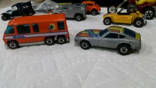 Mattel Redline Hot Wheels Rare 1976 Gmc Motorhome And Z Whiz Datsun Blackwheel