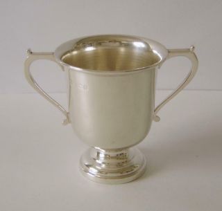 A Vintage Sterling Silver Trophy Cup With No Engravings Birmingham 1929 64 Grams