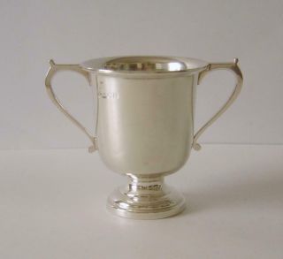 A Vintage Sterling Silver Trophy Cup With No Engravings Birmingham 1929 64 Grams 4