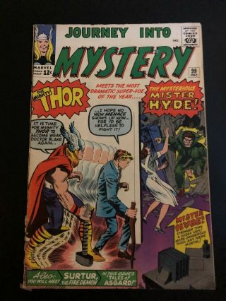 Journey Into Mystery (1st Series) 99 Early Thor Silver Age Vintage Marvel Comic