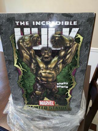 Randy Bowen Faux Bronze Incredible Hulk 175/350 Rare