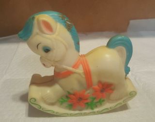 Vintage 1967 Baby Rattle Childhood Interests Inc.  Rocking Horse Pony 4
