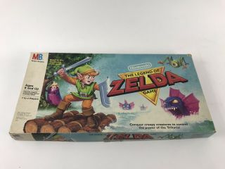 Vintage 1988 Vintage Nintendo The Legend Of Zelda Board Game By Milton Bradley