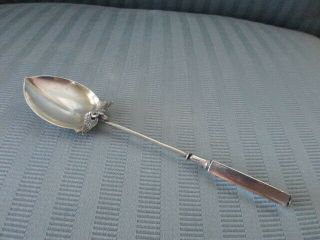 Gorham Sugar Spoon 1870 Isis Sterling Silver.  925 Egyptian Revival Cobra No Mono