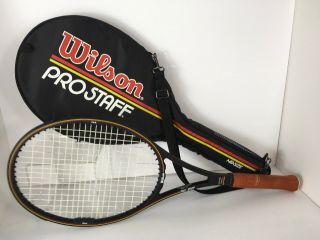 Vintage 90’s Wilson Pro Staff Midsize L2 4 1/4 Pws Graphite Kevlar Tennis Racket