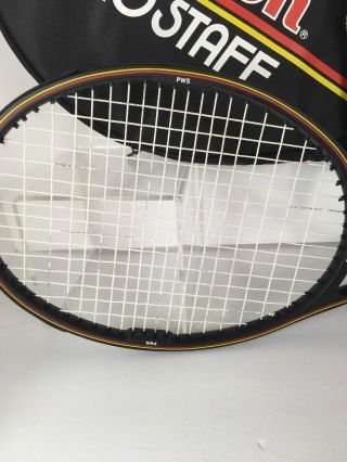 Vintage 90’s Wilson Pro Staff MidSize L2 4 1/4 PWS Graphite Kevlar Tennis Racket 4