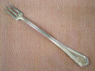 Ww2 Royal Canadian Air Force Officers Mess Hall Silver Plated Pickle Fork By Mcg