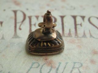 Antique Miniature Georgian Gold Fob Seal Intaglio