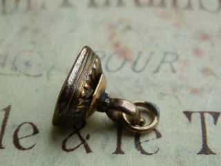 Antique Miniature Georgian Gold Fob Seal Intaglio 5