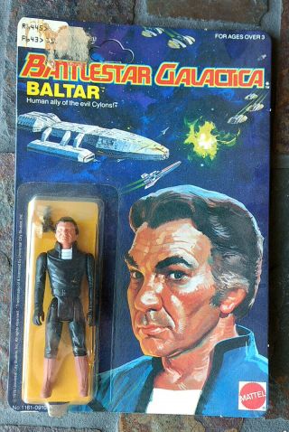 Vintage 1978 Mattel Battlestar Galactica Baltar Figure