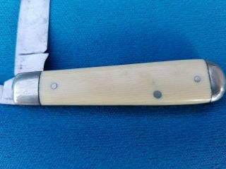 Vintage Schrade Cutlery Co.  Walden N.  Y.  Advertising 2 Blade Pocket Knife 6