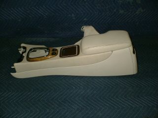 2000 - 2002 Jaguar S - Type Cup Holder Center Console Ivory Rare Wood Accents